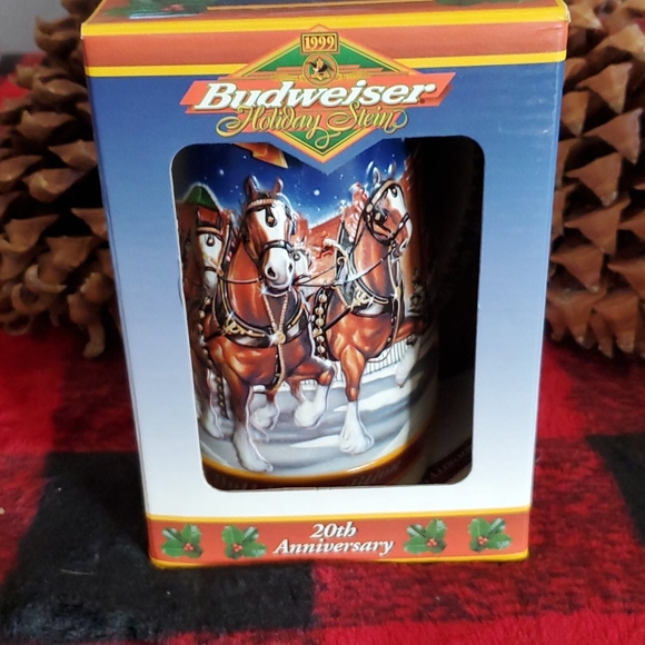 1999 20th Anniversary Holiday Beer Stein